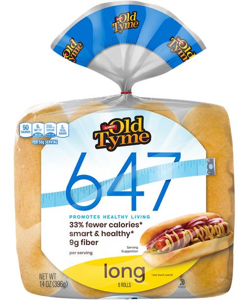 Schmidt Old Tyme 647 Long Sandwich Rolls Bag